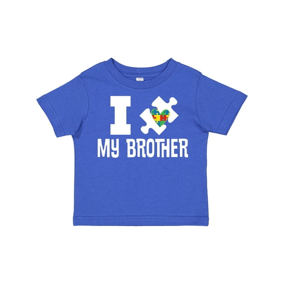 Inktastic Autism I Love My Brother Awareness Support Boys or Girls Toddler T-Shirt