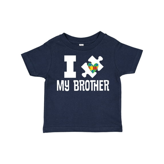Inktastic Autism I Love My Brother Awareness Support Boys or Girls Toddler T-Shirt