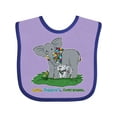 thumbnail image 1 of Inktastic Autism Love, Support, Awareness Elephants Boys or Girls Baby Bib, 1 of 4