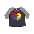 thumbnail image 1 of Inktastic Autism Puzzle Heart Women's Plus Size T-Shirt, 1 of 5