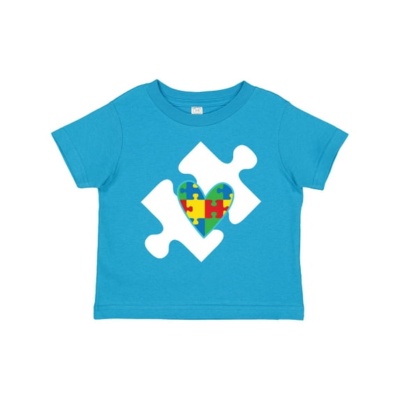 Inktastic Autism Puzzle Piece Autistic Spectrum Awareness Boys or Girls Toddler T-Shirt