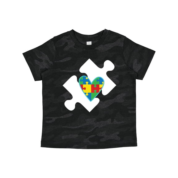 Inktastic Autism Puzzle Piece Autistic Spectrum Awareness Boys or Girls Toddler T-Shirt