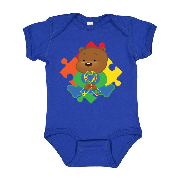 Inktastic Autism Spectrum Awareness Childs Support Boys or Girls Baby Bodysuit