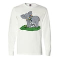 thumbnail image 1 of Inktastic Autism Support Elephants Long Sleeve T-Shirt, 1 of 5