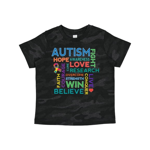 Inktastic Autism Support Slogan Boys or Girls Toddler T-Shirt