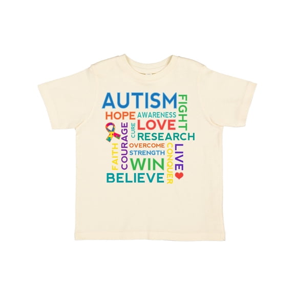 Inktastic Autism Support Slogan Boys or Girls Toddler T-Shirt
