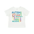 thumbnail image 1 of Inktastic Autism Support Slogan Boys or Girls Toddler T-Shirt, 1 of 5