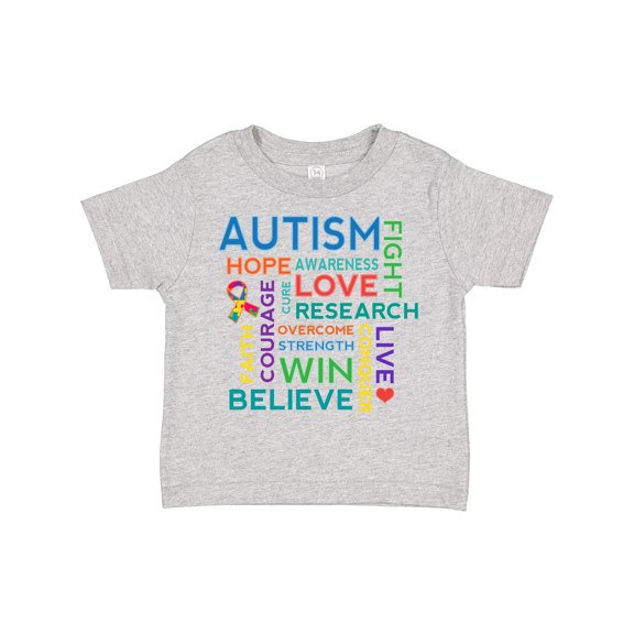 Inktastic Autism Support Slogan Boys or Girls Toddler T-Shirt