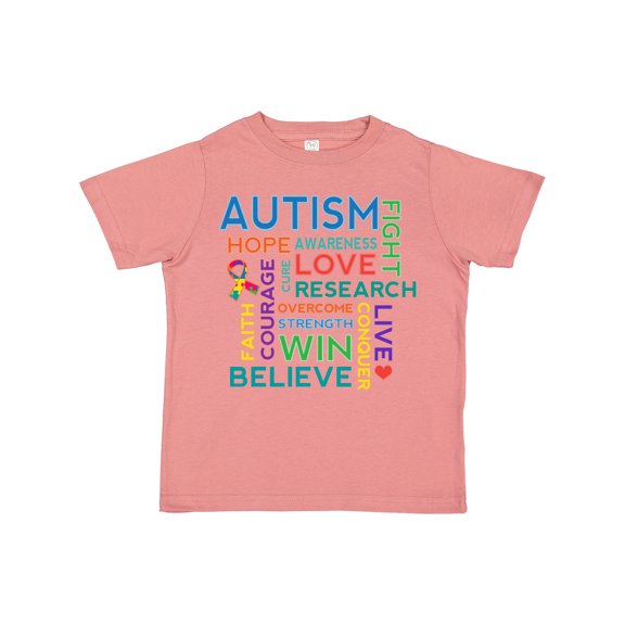 Inktastic Autism Support Slogan Boys or Girls Toddler T-Shirt