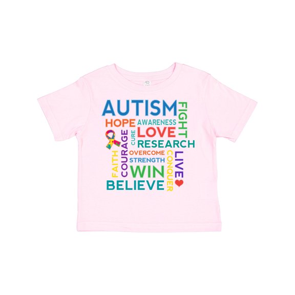 Inktastic Autism Support Slogan Boys or Girls Toddler T-Shirt