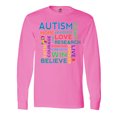 thumbnail image 1 of Inktastic Autism Support Slogan Long Sleeve T-Shirt, 1 of 5