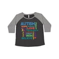 thumbnail image 1 of Inktastic Autism Support Slogan Women's Plus Size T-Shirt, 1 of 5