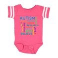 thumbnail image 1 of Inktastic Autism Support slogan Boys or Girls Baby Bodysuit, 1 of 5