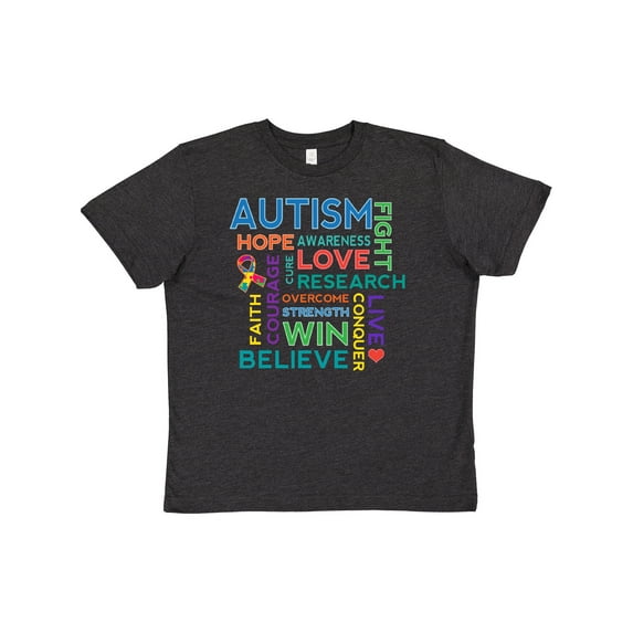 Inktastic Autism Support slogan Youth T-Shirt