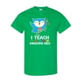 thumbnail image 1 of Inktastic Autism Teacher Owl I Teach Awesome Kids T-Shirt, 1 of 5