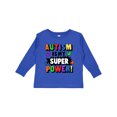 thumbnail image 1 of Inktastic Autism is My Super Power with Puzzle Pieces Boys or Girls Long Sleeve Toddler T-Shirt, 1 of 5