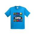 thumbnail image 1 of Inktastic Autism is My Super Power with Puzzle Pieces Youth T-Shirt, 1 of 5