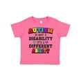 thumbnail image 1 of Inktastic Autism is Not a Disability It's a Different Ability Boys or Girls Toddler T-Shirt, 1 of 5
