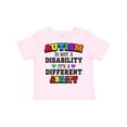 thumbnail image 1 of Inktastic Autism is Not a Disability It's a Different Ability Boys or Girls Toddler T-Shirt, 1 of 5