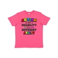 thumbnail image 1 of Inktastic Autism is Not a Disability It's a Different Ability Youth T-Shirt, 1 of 5