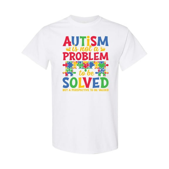 Inktastic Autism is Not a Problem to Be Solved but a Perspective T-Shirt
