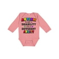 thumbnail image 1 of Inktastic Autism is not a Disability it's a Different Ability Boys or Girls Long Sleeve Baby Bodysuit, 1 of 5