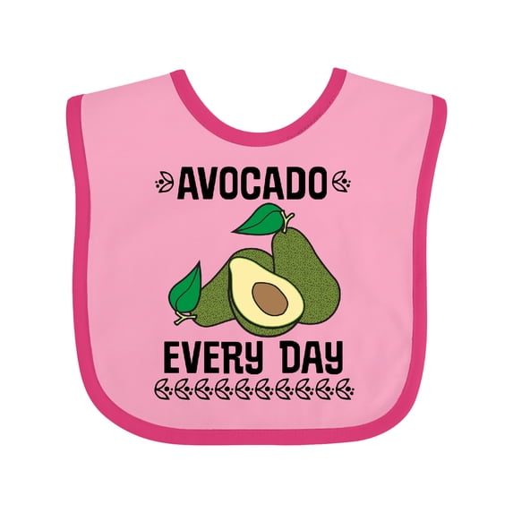 Inktastic Avocado Every Day Boys or Girls Baby Bib