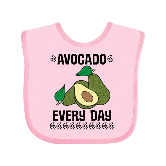 Inktastic Avocado Every Day Boys or Girls Baby Bib