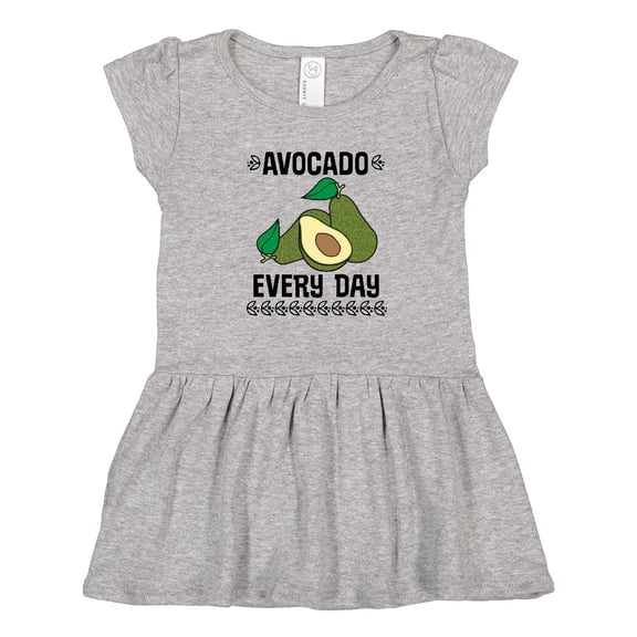Inktastic Avocado Every Day Girls Toddler Dress