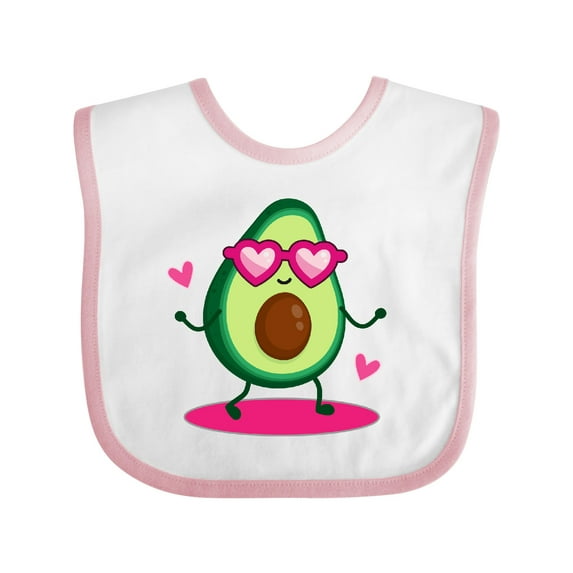 Inktastic Avocado Lover Gifts Girls Baby Bib
