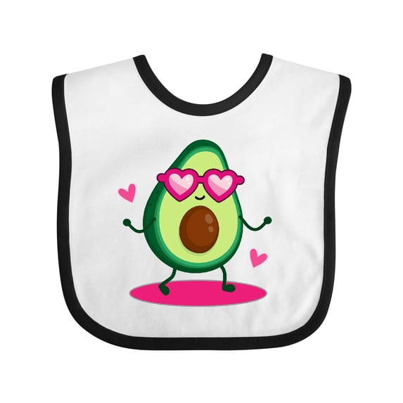 Inktastic Avocado Lover Gifts Girls Baby Bib