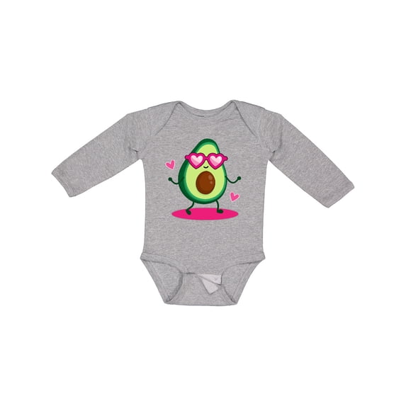 Inktastic Avocado Lover Gifts Girls Long Sleeve Baby Bodysuit