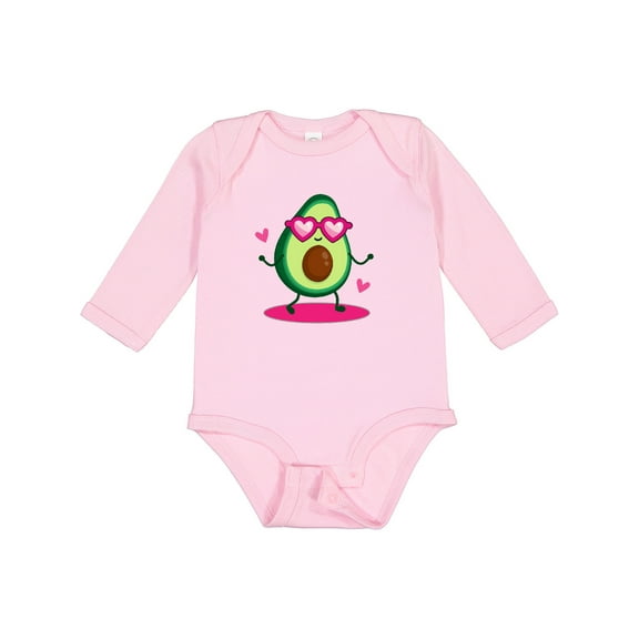 Inktastic Avocado Lover Gifts Girls Long Sleeve Baby Bodysuit