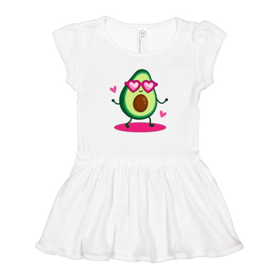 Inktastic Avocado Lover Gifts Girls Toddler Dress