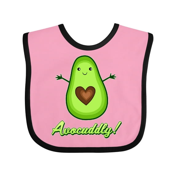 Inktastic Avocuddly- Cute Avocado Boys or Girls Baby Bib