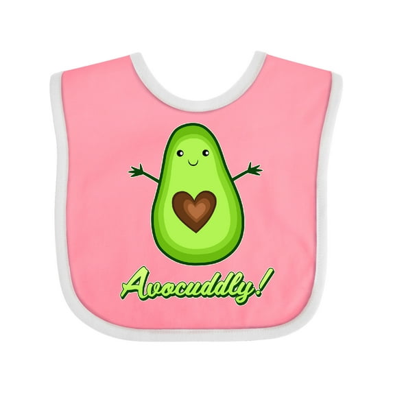 Inktastic Avocuddly- Cute Avocado Boys or Girls Baby Bib