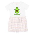 thumbnail image 1 of Inktastic Avocuddly Cute Avocado Girls Toddler Dress, 1 of 5