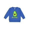 thumbnail image 1 of Inktastic Avocuddly Cute Avocado Toddler Sweatshirt, 1 of 4