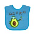 thumbnail image 1 of Inktastic Avogadro's Number with Avocado Chemist Boys or Girls Baby Bib, 1 of 4