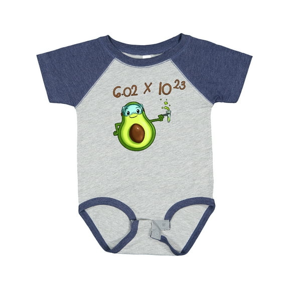 Inktastic Avogadro's Number with Avocado Chemist Boys or Girls Baby Bodysuit