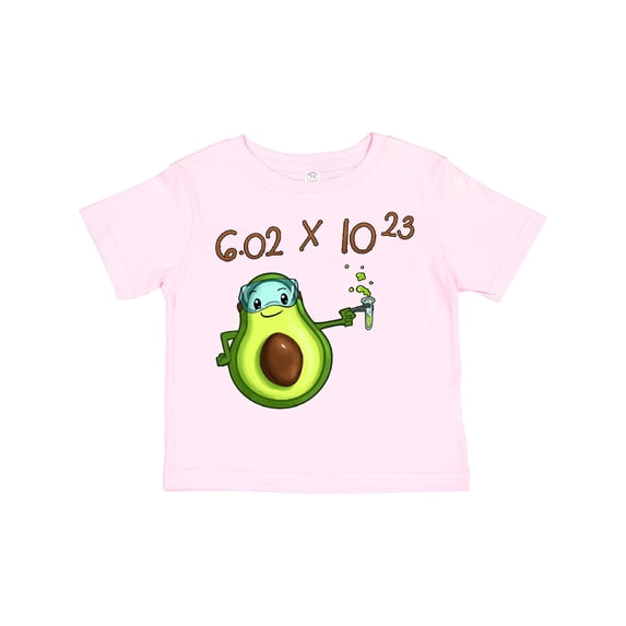 Inktastic Avogadro's Number with Avocado Chemist Boys or Girls Toddler T-Shirt