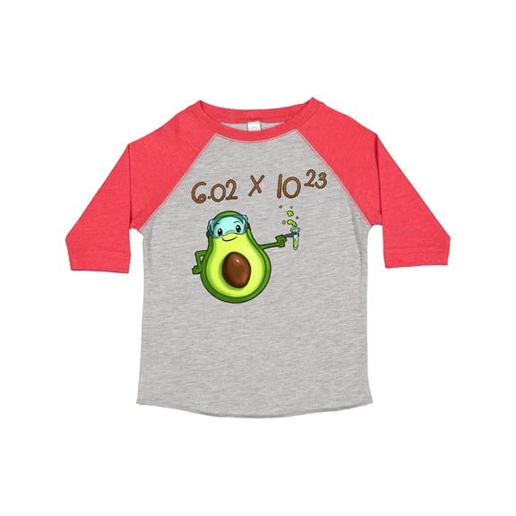 Inktastic Avogadro's Number with Avocado Chemist Boys or Girls Toddler T-Shirt
