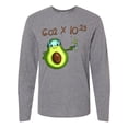thumbnail image 1 of Inktastic Avogadro's Number with Avocado Chemist Long Sleeve T-Shirt, 1 of 5