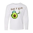 thumbnail image 1 of Inktastic Avogadro's Number with Avocado Chemist Long Sleeve Youth T-Shirt, 1 of 5