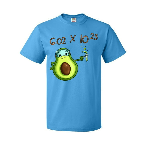 Inktastic Avogadro's Number with Avocado Chemist T-Shirt