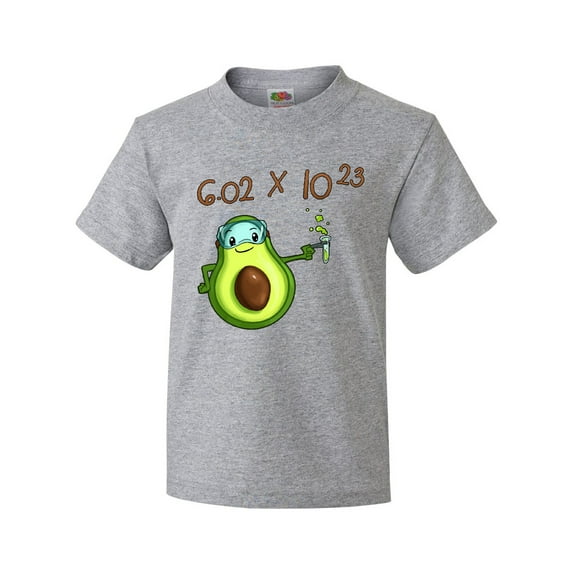 Inktastic Avogadro's Number with Avocado Chemist Youth T-Shirt
