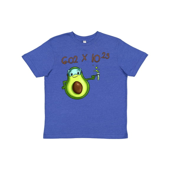 Inktastic Avogadro's Number with Avocado Chemist Youth T-Shirt