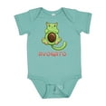 thumbnail image 1 of Inktastic Avogato- Cute Green Cat Avocado Boys or Girls Baby Bodysuit, 1 of 5