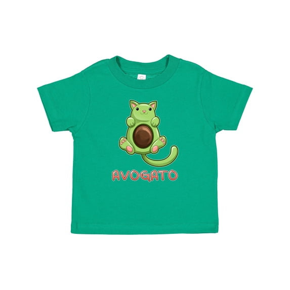Inktastic Avogato Cute Green Cat Avocado Boys or Girls Baby T-Shirt