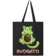 thumbnail image 1 of Inktastic Avogato- cute green cat avocado Tote Bag, 1 of 3